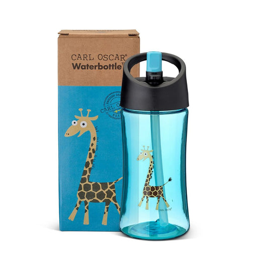 Trinkflasche Kids 0,35 L 'Giraffe' türkisblau