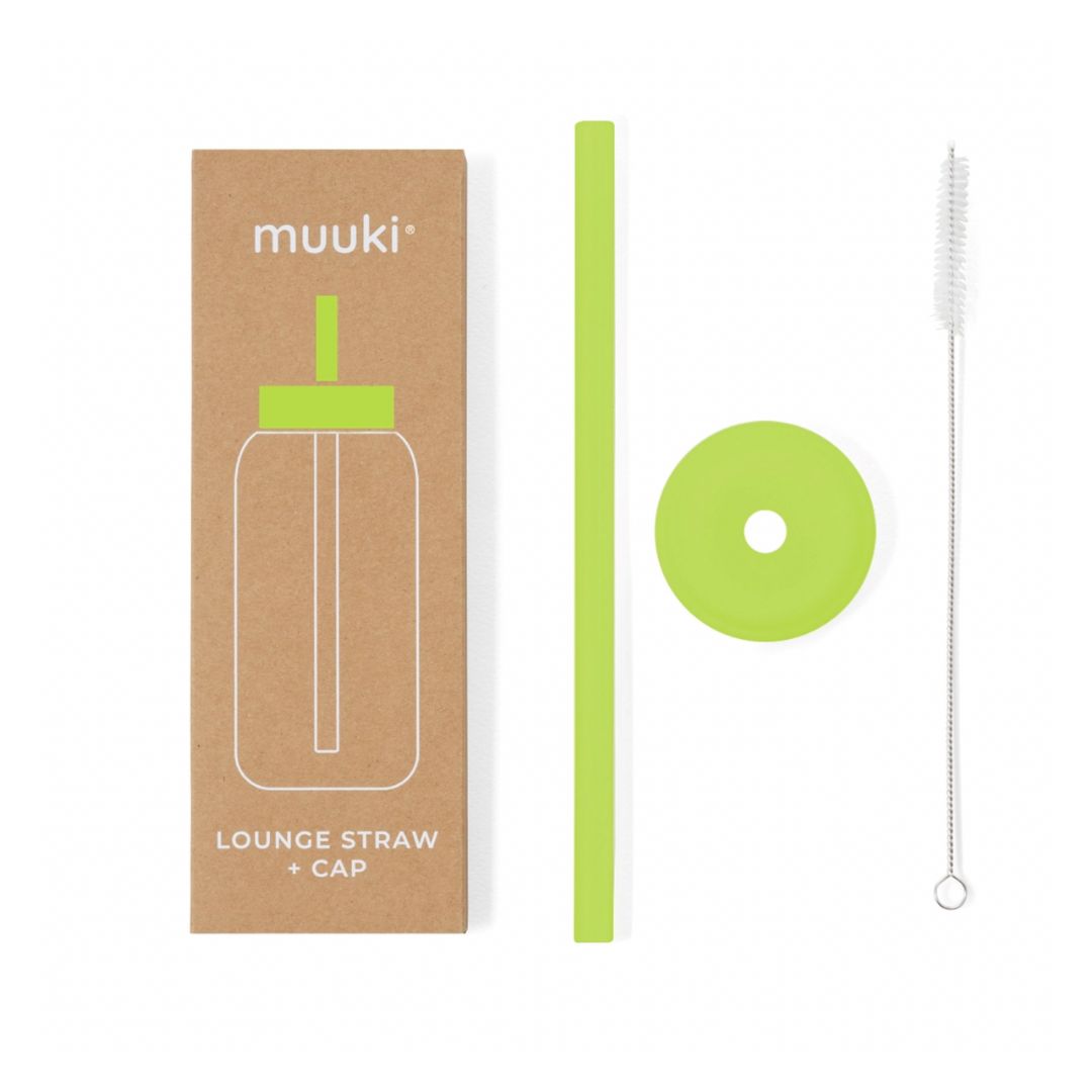 Trinkhalm + Cap für Trinkflasche 720 ml electric lime