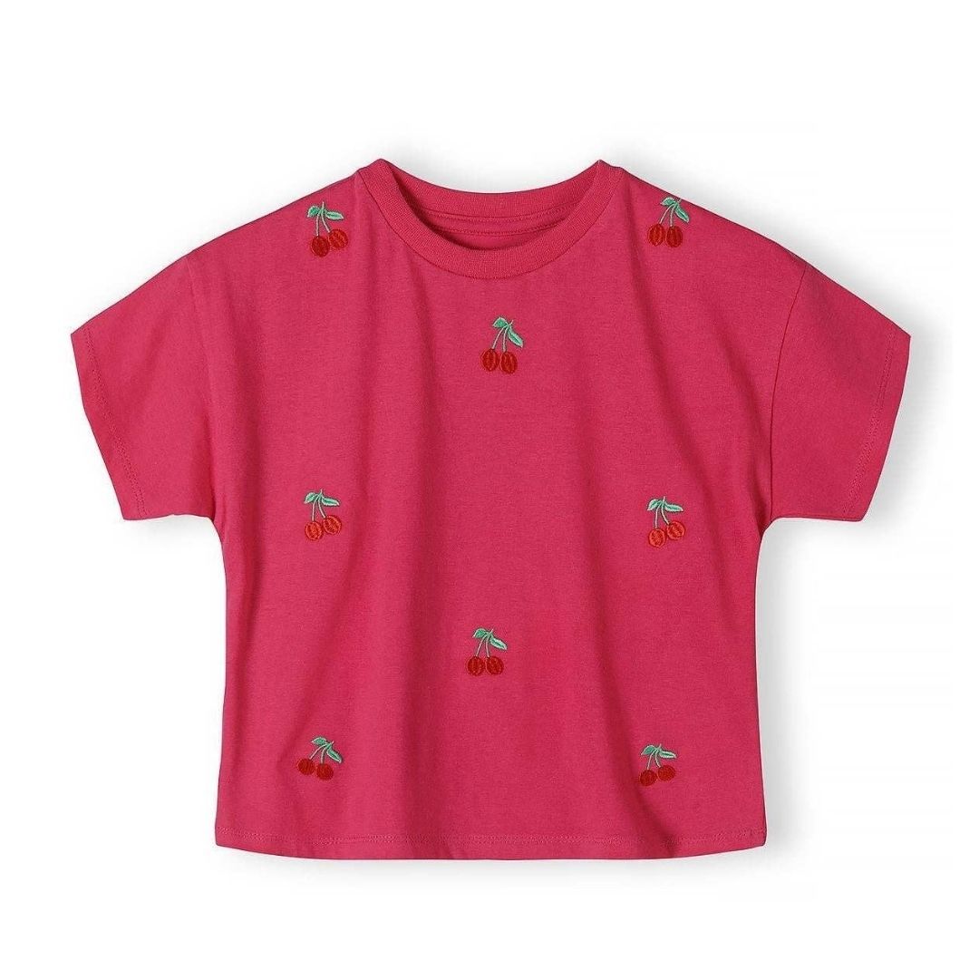 Besticktes T-Shirt 'Cherry'