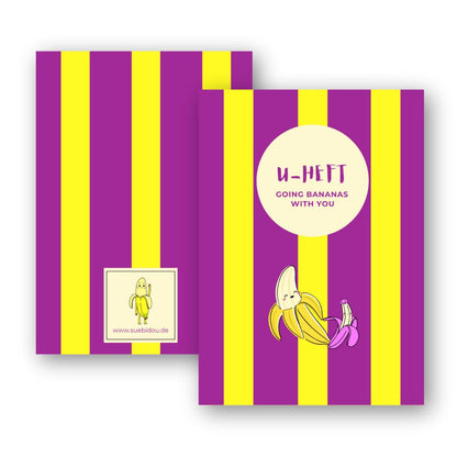 U-Heft Hülle "Going Bananas" personalisierbar