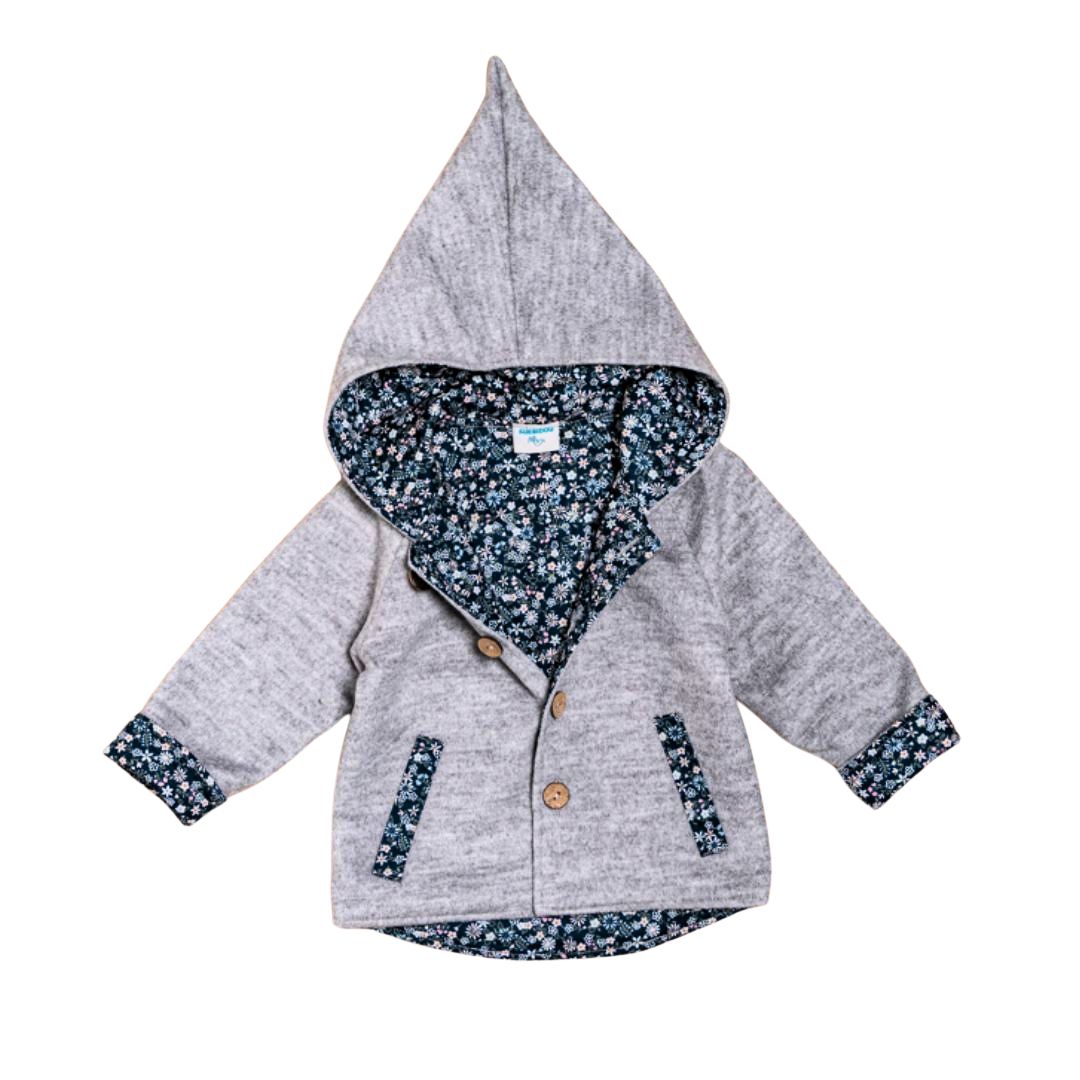 Wollfleece Jacke "Suebidou" grau