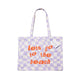 Organic Cotton Bag Tragetasche - lets go to the beach