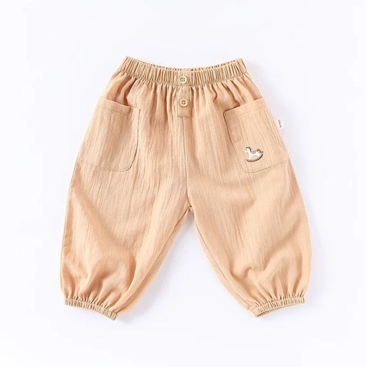 Unifarbene Loose Pants 'Schaukelpferd' khaki