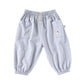 Unifarbene Loose Pants 'Auguste' hellgrau