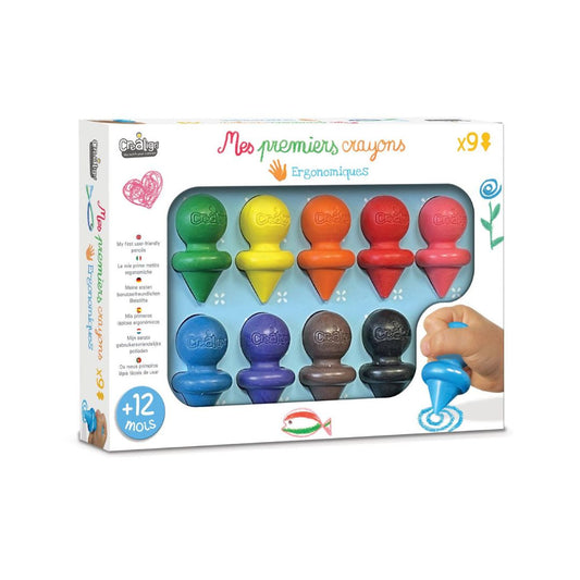 Meine ersten Stifte 9 Farben 12m+