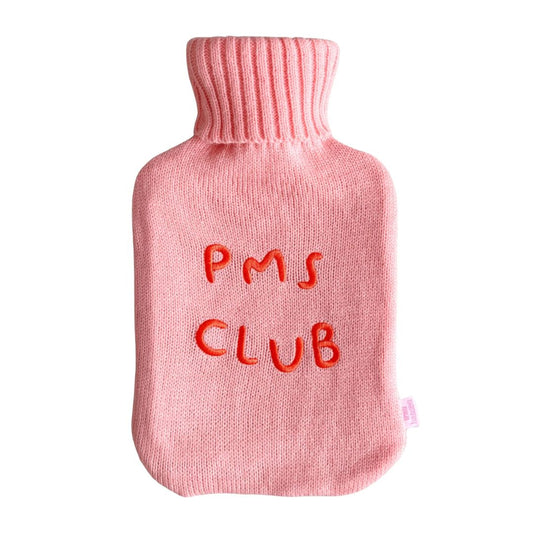 Wärmflasche 'PMS Club' rosa