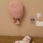 Wanddekoration Ballon rosa personalisierbar