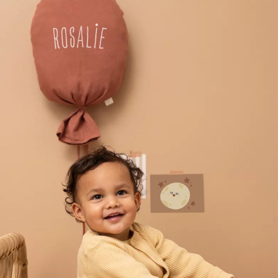 Wanddekoration Ballon rost personalisierbar