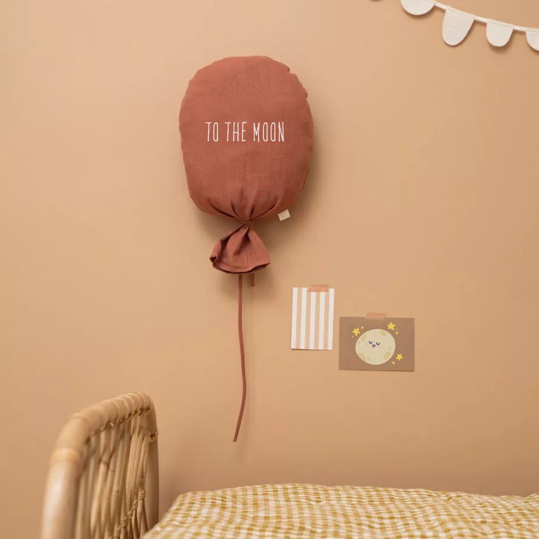 Wanddekoration Ballon rost personalisierbar