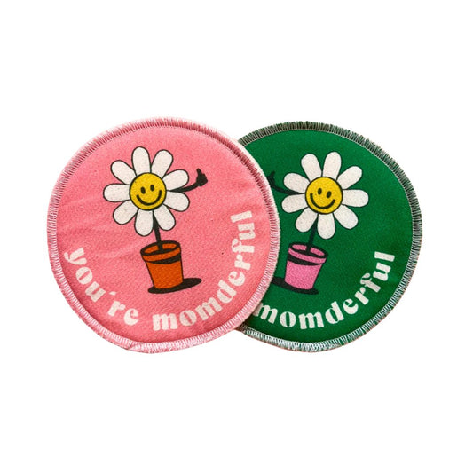 Waschbare Stilleinlagen 'MOMDERFUL' - 1 Paar