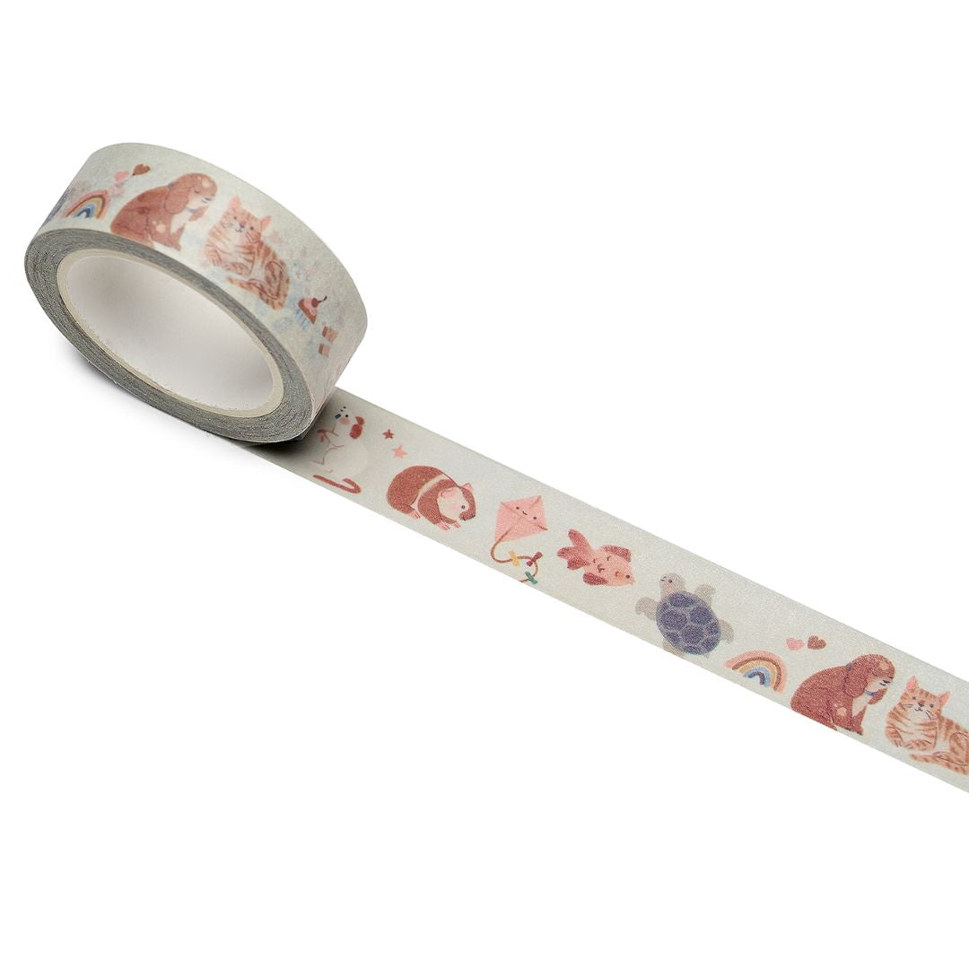 Washi Tape 'Haustiere'