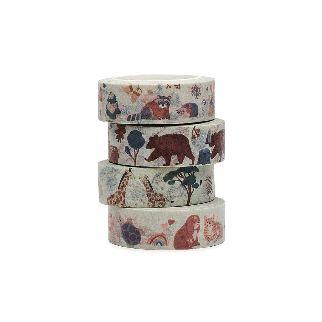 Washi Tape 'Haustiere'