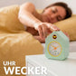 Analoger Wecker 'Mini-Häuschen mit Kuckuck' grün