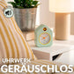 Analoger Wecker 'Mini-Häuschen mit Kuckuck' grün