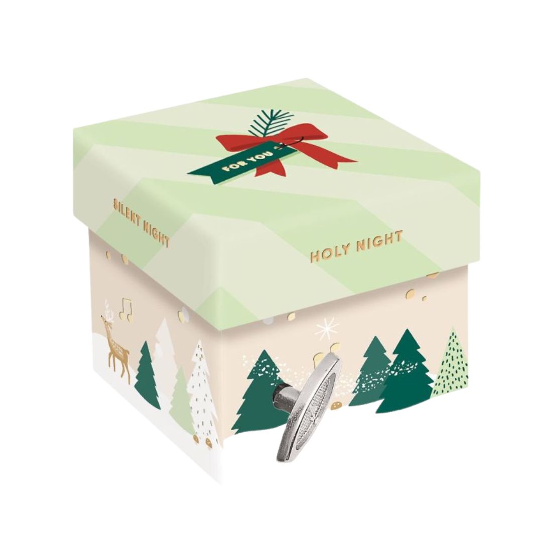 Spieluhr-Geschenkbox mit Weihnachtsliedern