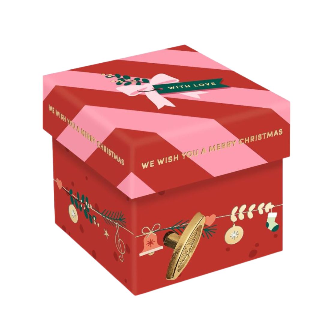 Spieluhr-Geschenkbox mit Weihnachtsliedern