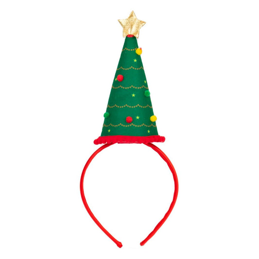 Grünes Weihnachtsbaum-Stirnband-Accessoire