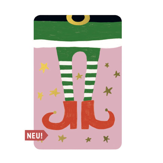 Postkarte Kind Mind 'Elf Shoes'