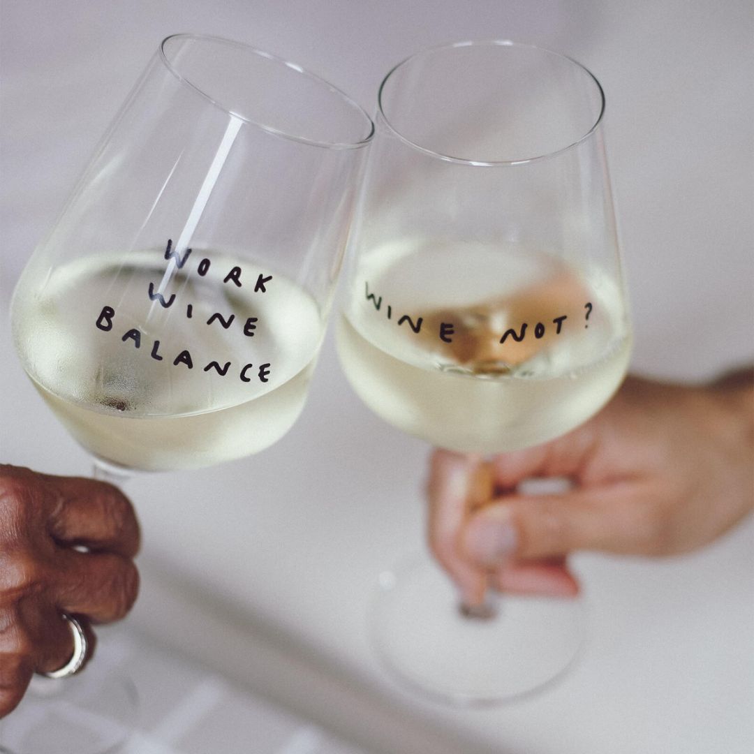 Weinglas 'Wine Not'