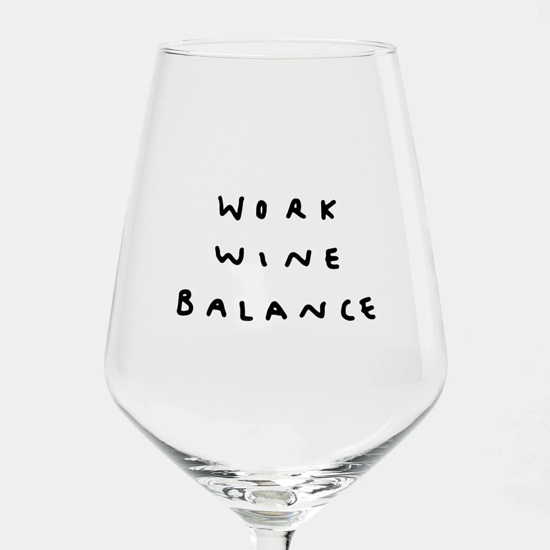 Weinglas 'Work Wine Balance'