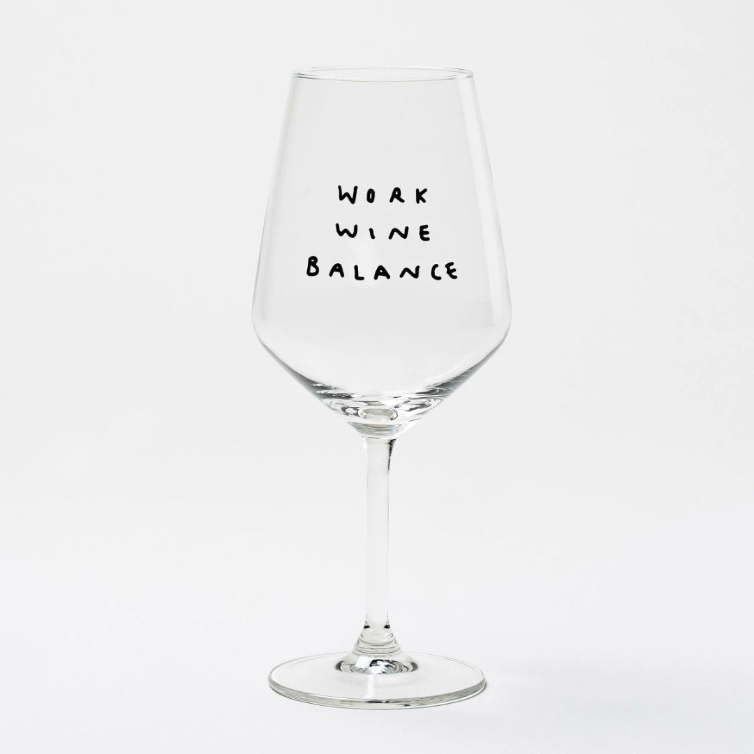 Weinglas 'Work Wine Balance'