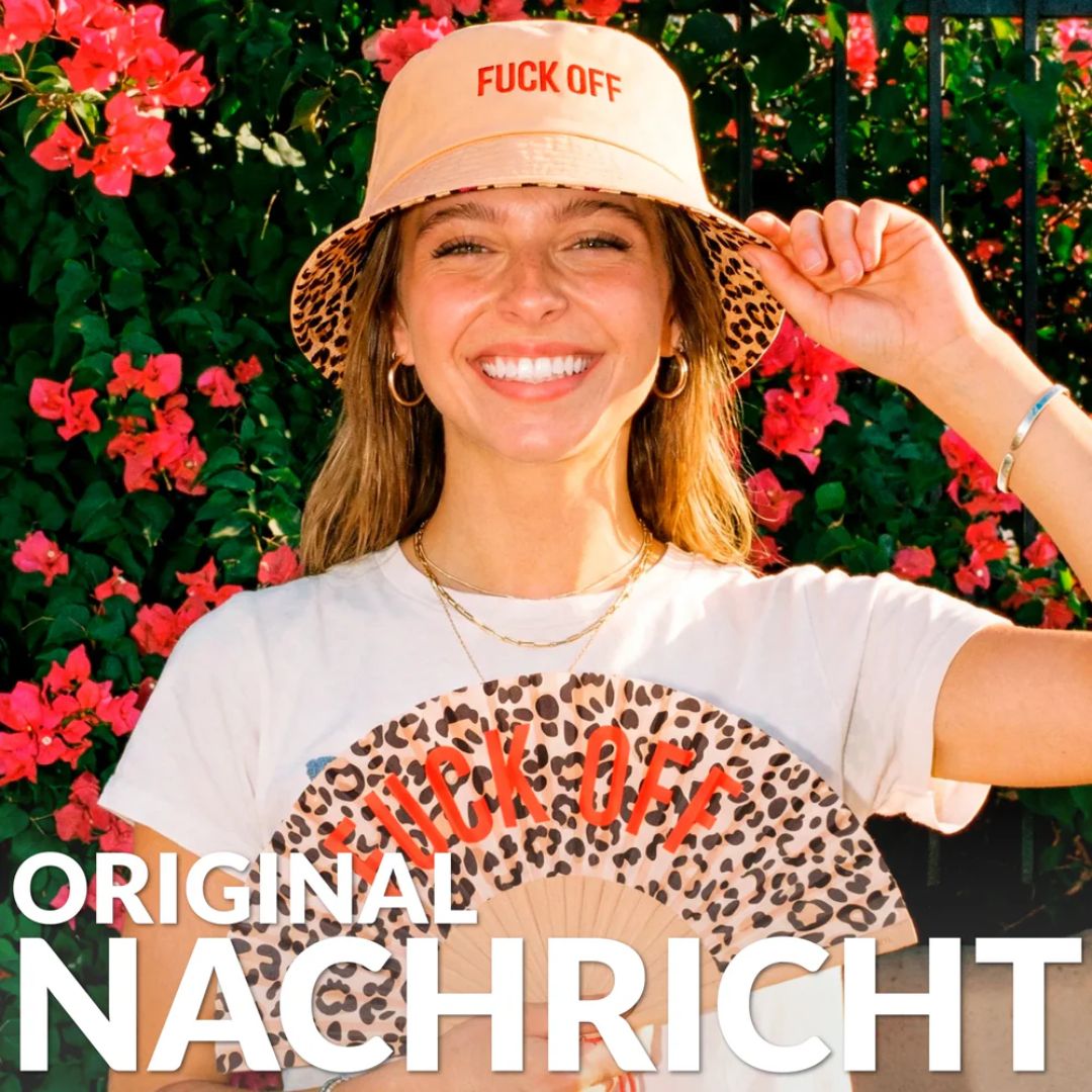 Fischer Wende Hut „Fuck Off'