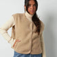 Damen Weste 'Teddy' camel