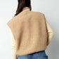 Damen Weste 'Teddy' camel