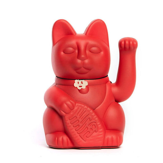 Luckycat Chinesische Glückskatze rot