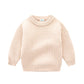 Kinder Grobstrick Pullover 'Loose' natur