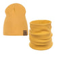 Set Mütze und Loop Baumwollset 52cm