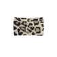 Winterstirnband Leopardenmuster beige