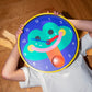 Witzige Wanduhr by Susie Hammer 'Clock Ribbit Ribbit'