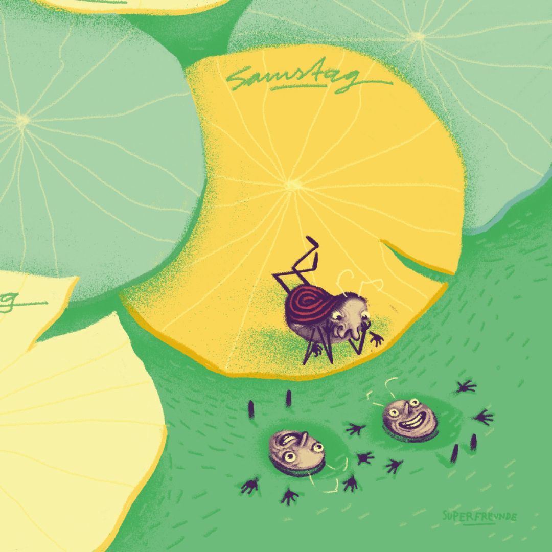 Notizblock A4 'Der Wochenplaner, am Seen' 50 Blatt