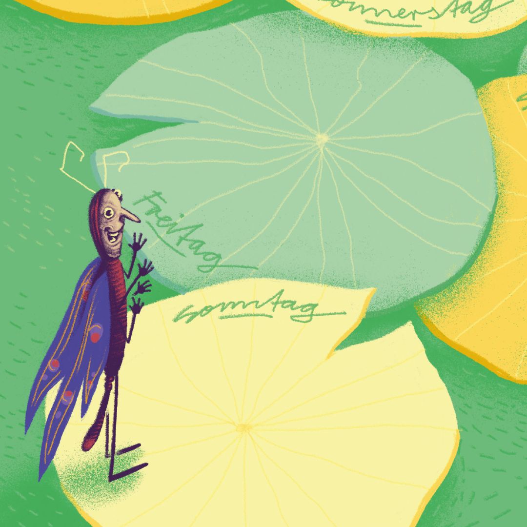 Notizblock A4 'Der Wochenplaner, am Seen' 50 Blatt