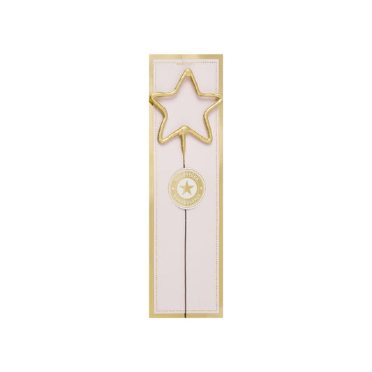 Wunderkerze 'Stern gold' Wunschkerze Classic