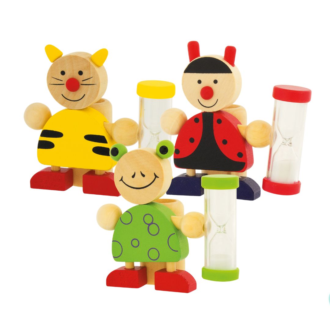 Zahnbürstenhalter mit Sanduhr Tiermotive