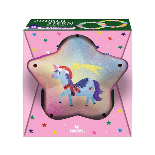 Zauberstern mit Armbändern Einhorn