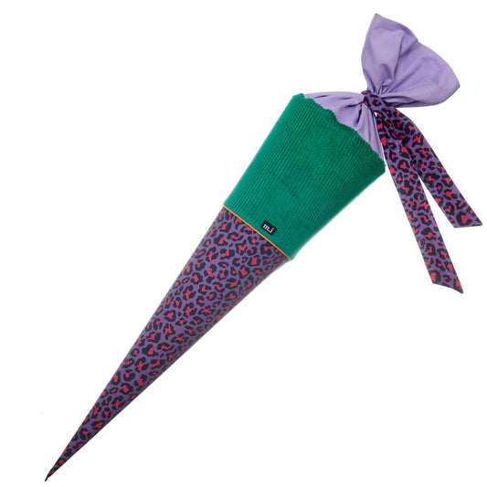 Schultüte zur Einschulung 'Zuckertüte Leo/Cord' 70cm