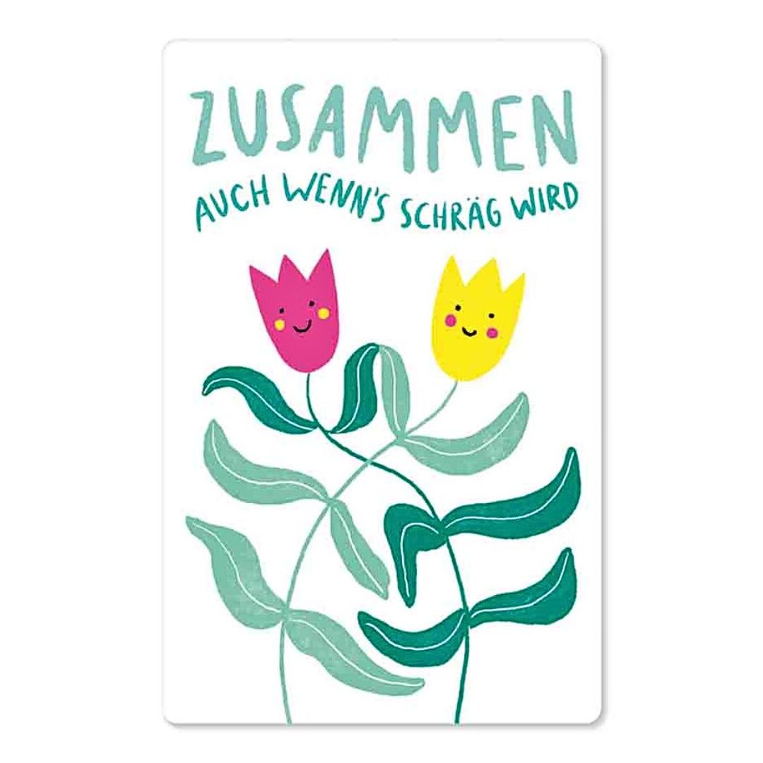 KIND MIND Karte | zusammen auch wenns schräg wird