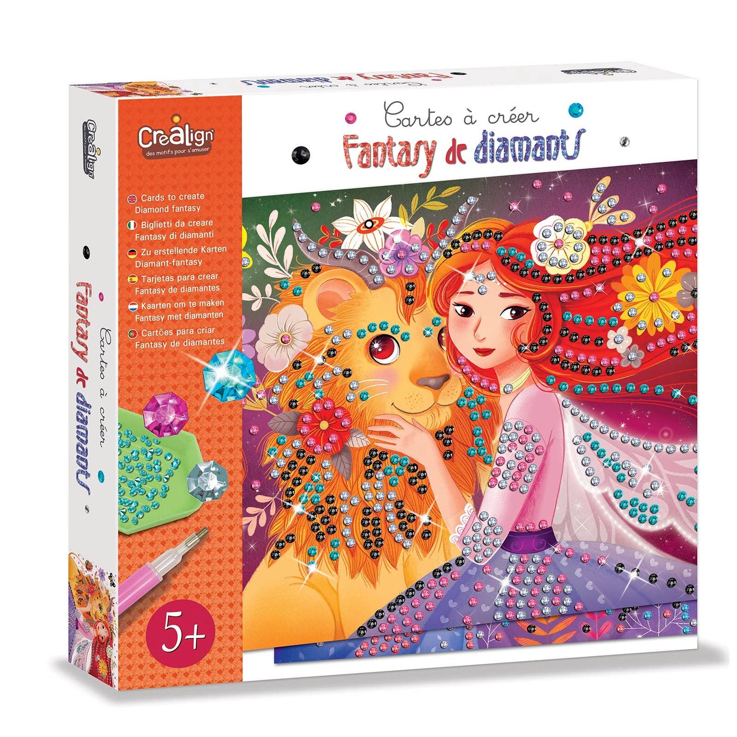 Kreativkarten Diamanting „Diamond Fantasy“