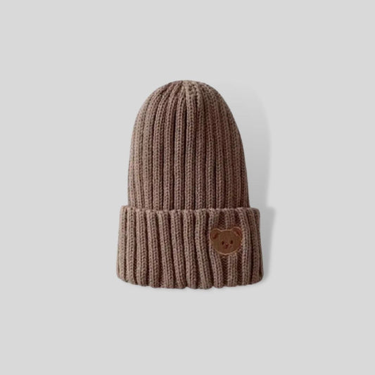 Strick Beanie "Teddy" cocoa