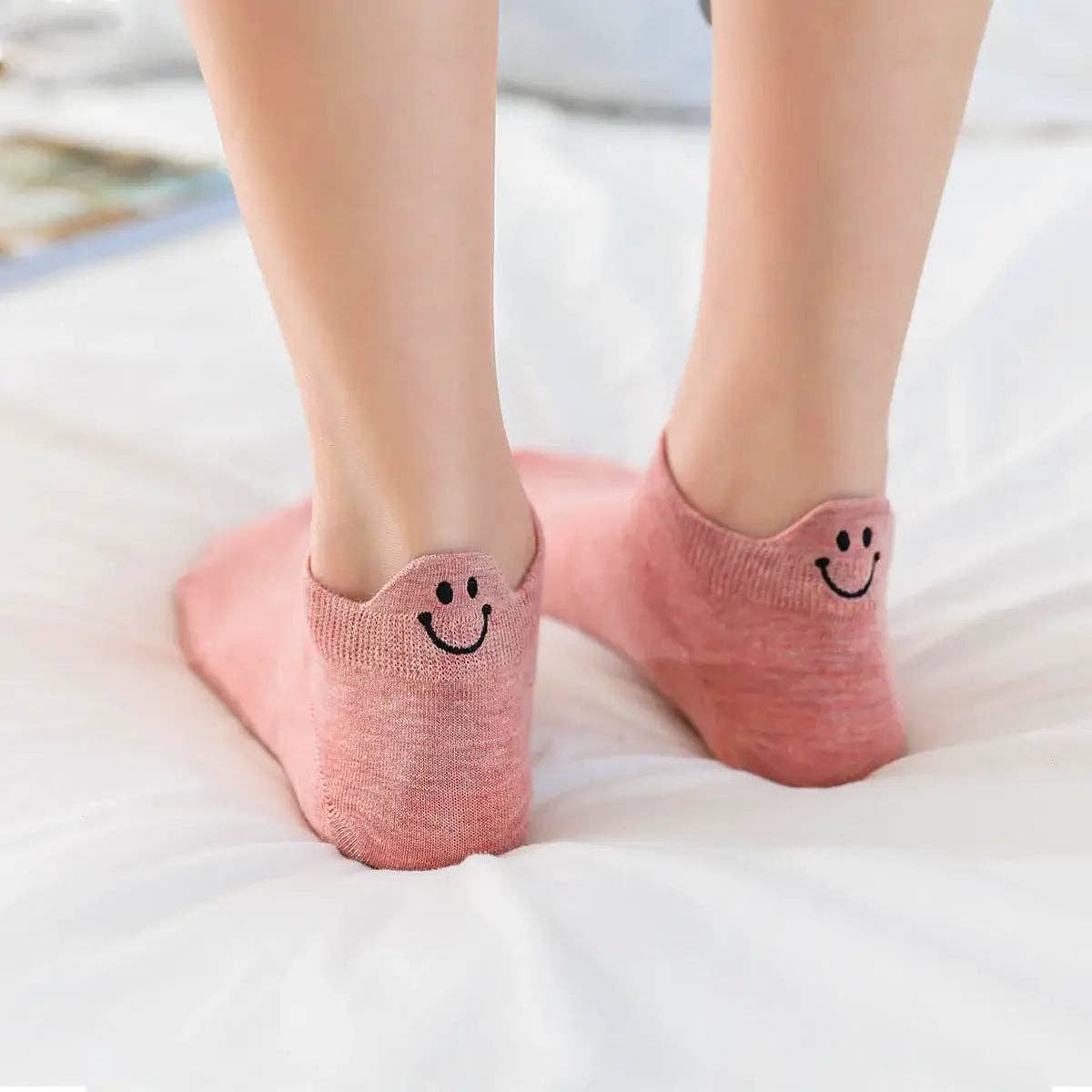 Socken mit Lasche Happy rose