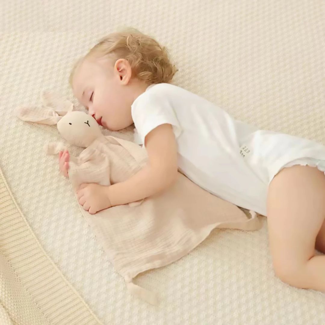 Einschlafhelfer aus 100% Baumwolle beige