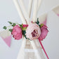 Kinder Tipi Zelt mit Pom Poms beige