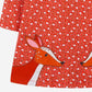 Mädchen Kleid aus Baumwolle "Rehkitz" orange