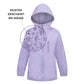 Rainshell Jacke "Splash Magic" lila