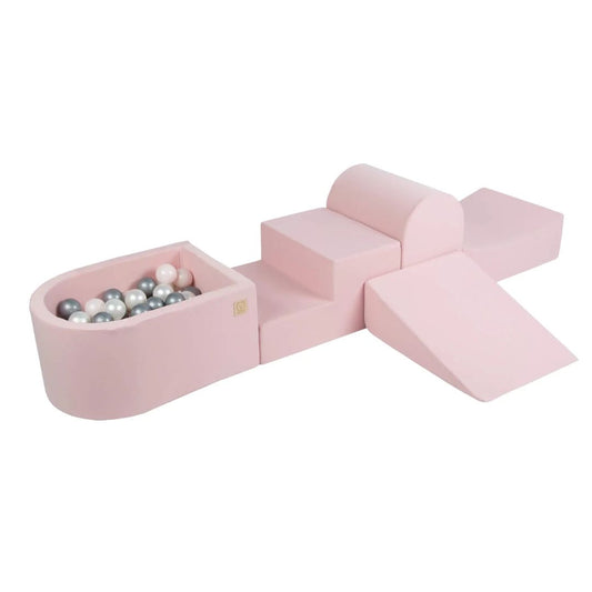 Schaumstoff Bausteine Spielplatz Mini rosa