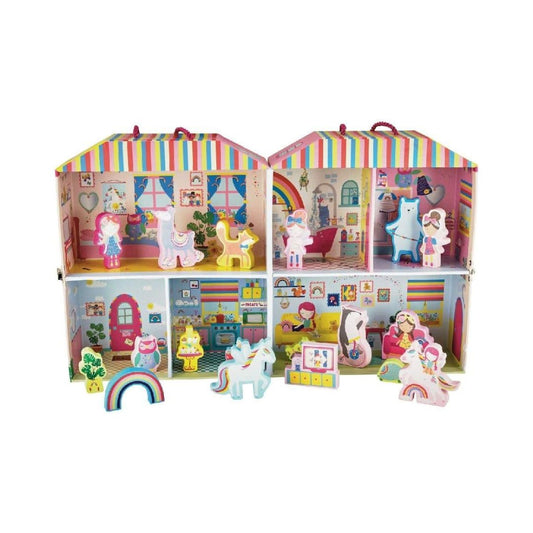 Spielbox "Regenbogenmärchen" Puppenhaus