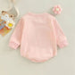 Sweatshirt Body langarm "Girl Power" rosa